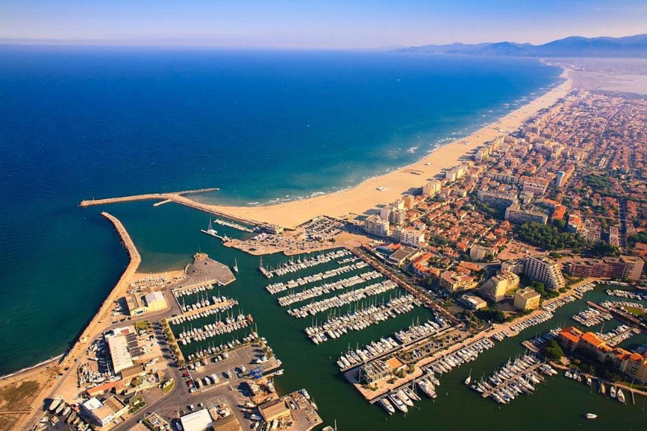 Appartement 2 Terrasses Le "Fontenoy" Canet-en-Roussillon Bagian luar foto